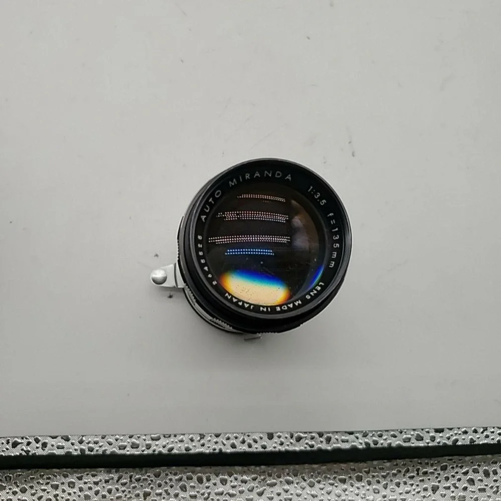 Vintage Auto Miranda 135mm F/3.5 Telephoto Lens Japan Manual Focus Miranda Mount
